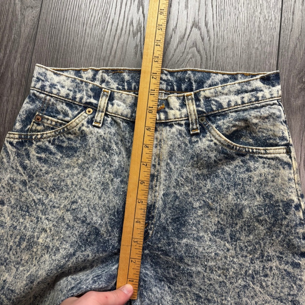 Vintage Levis 550 Acid Wash Jeans Mens 30x32 Orange Tab High Rise Tapered USA - Picture 8 of 12